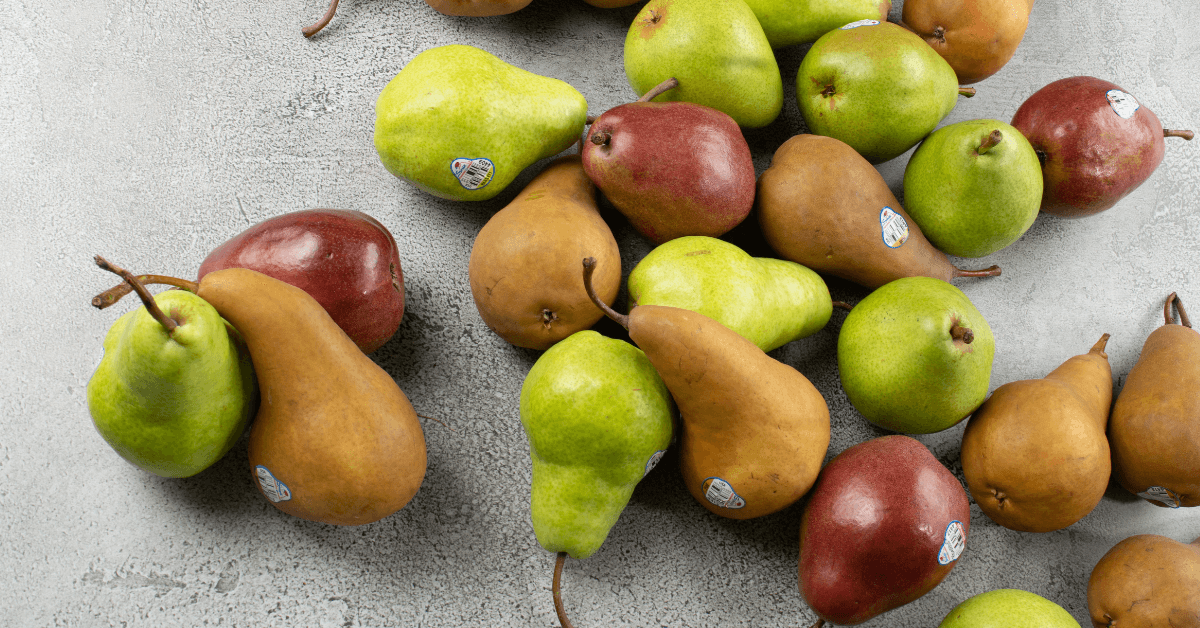 Perbedaan buah pir hijau dan kuning