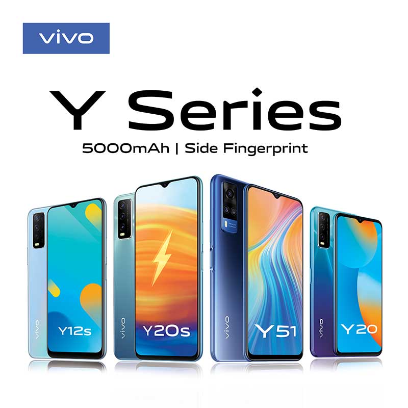 Vivo y51 y20 smartphones