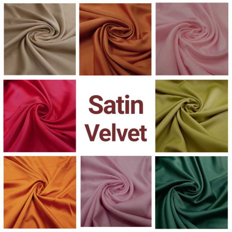 Perbedaan satin velvet dan maxmara