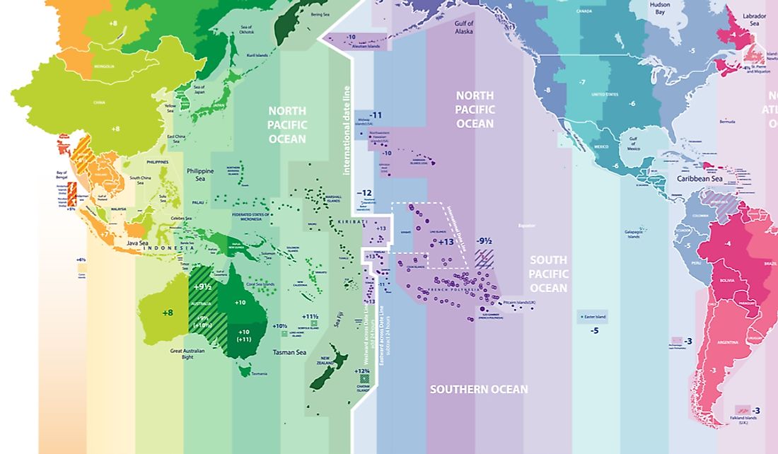 Time zone map thailand japan vietnam taiwan zones asia azerbaijan current armenia burma china standard utc timetemperature gmt