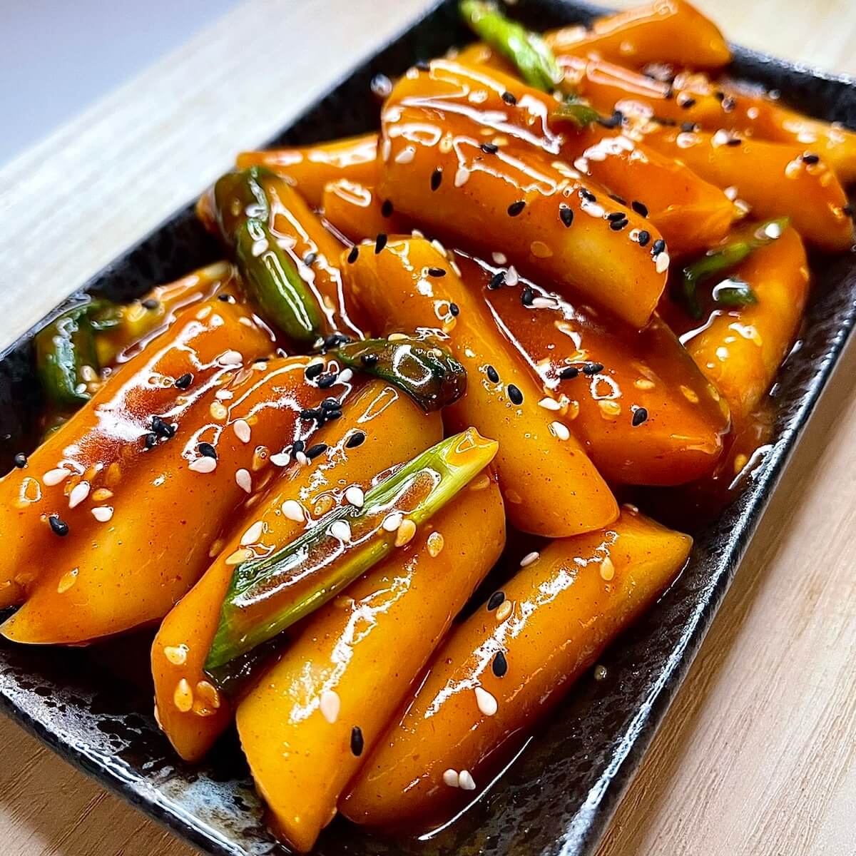 Tteokbokki servings soy