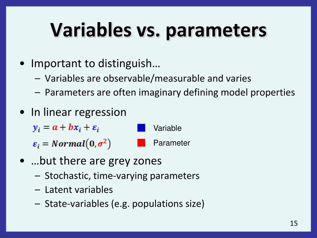 Perbedaan variabel dan parameter